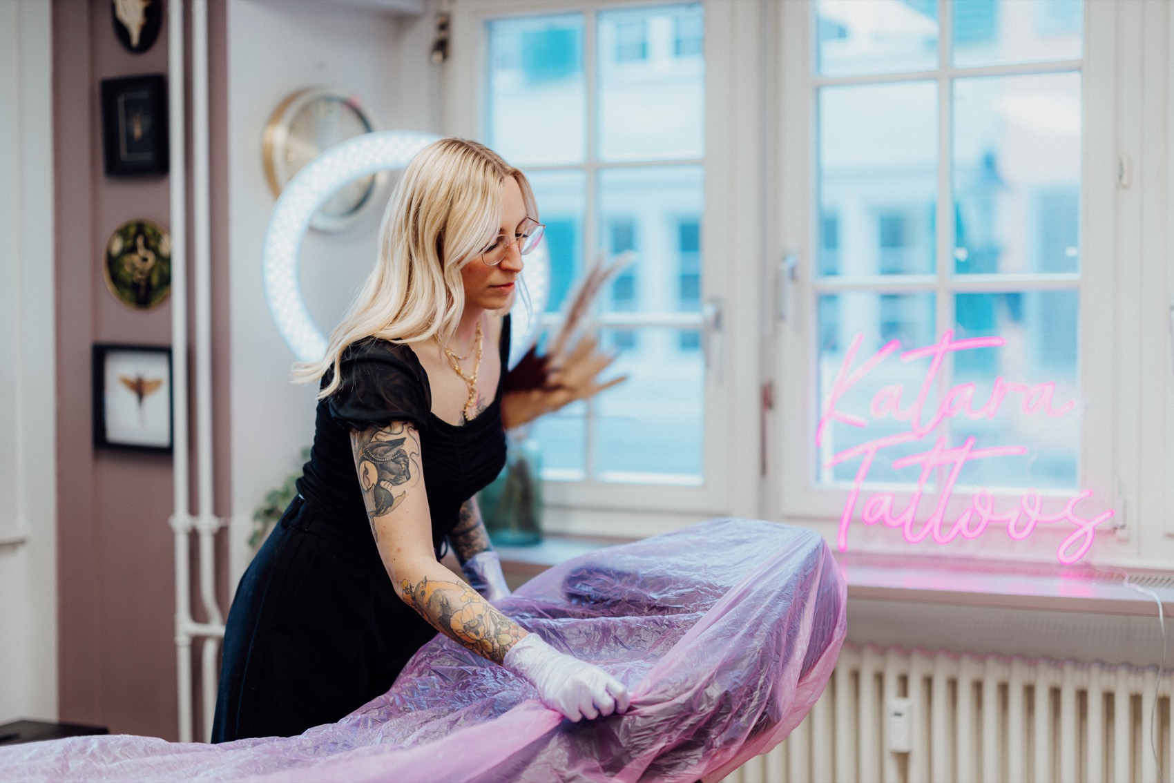 Von der Idee zum fertigen Tattoo - im Studio